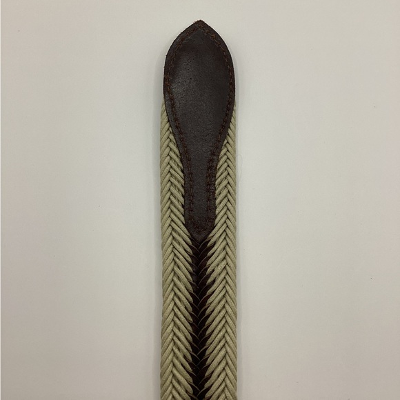 Tommy Bahama Leather And Fabric Woven Braid Belt - Picture 8 of 9